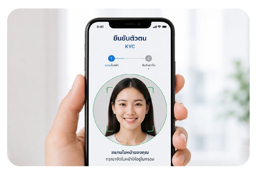 ยืนยันตัวตนด้วย KYC